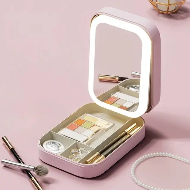 LED Mirror Makeup Box