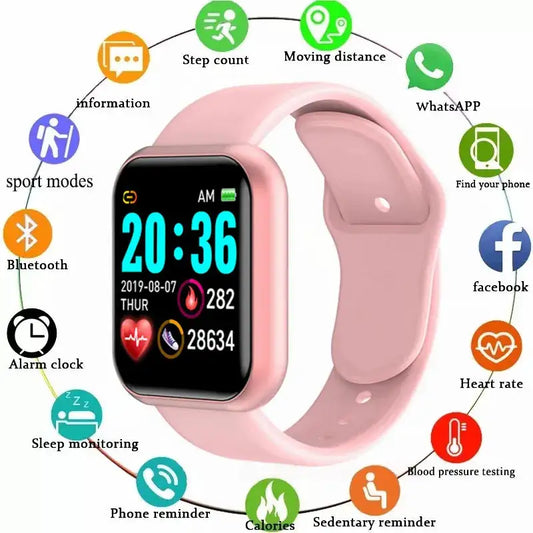 Bluetooth Smartwatch Fitness Tracker