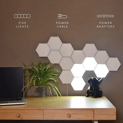 Hexagon Touch Sensor LED Night Lights