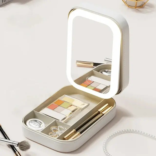 LED Mirror Makeup Box